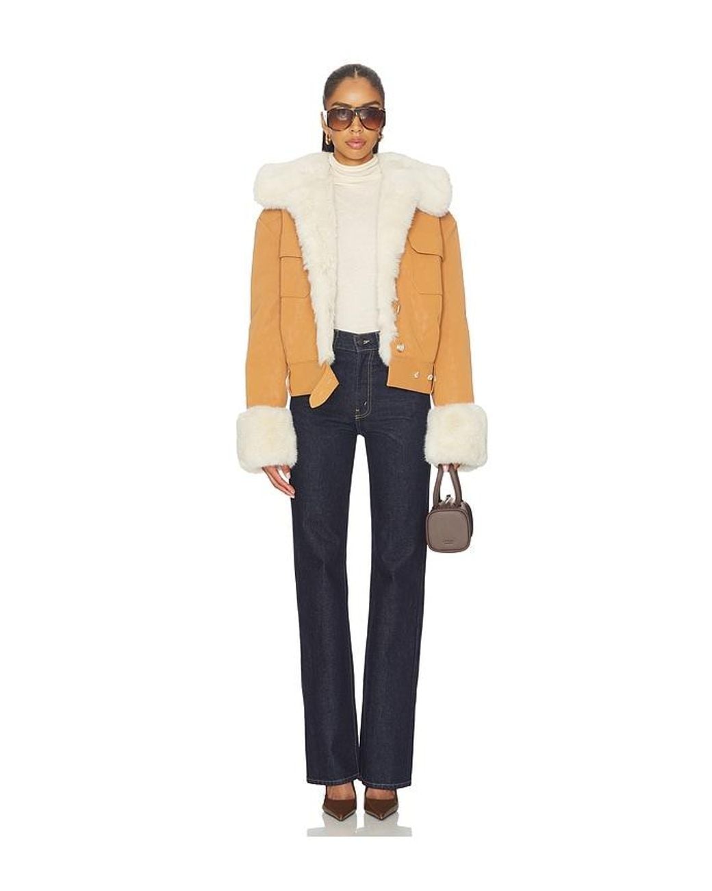 Lovers + Friends Blue James Faux Leather Jacket