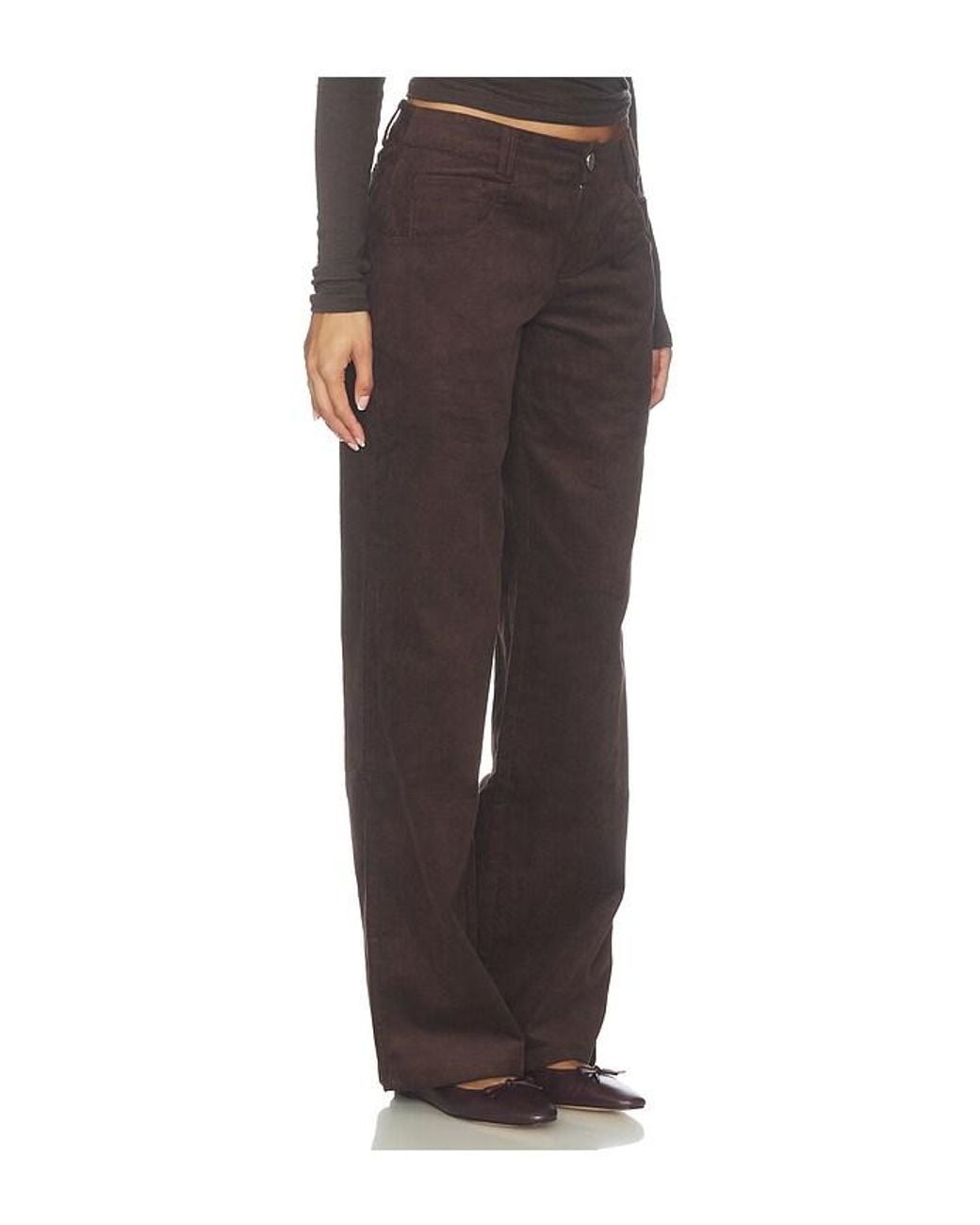 ALL THE WAYS Gray Margot Corduroy Pant