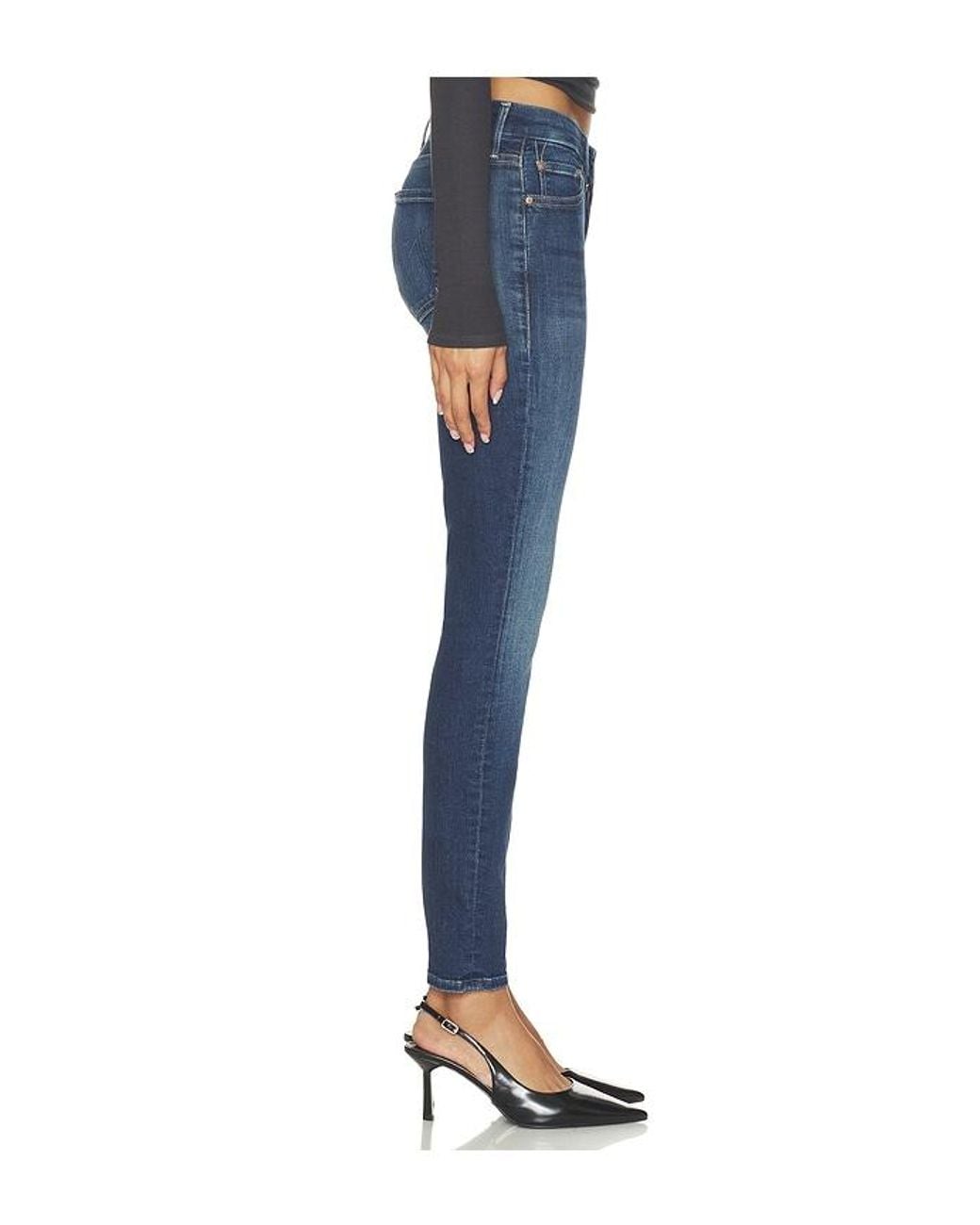 Mother Blue The Down Low Looker Hover Jeans