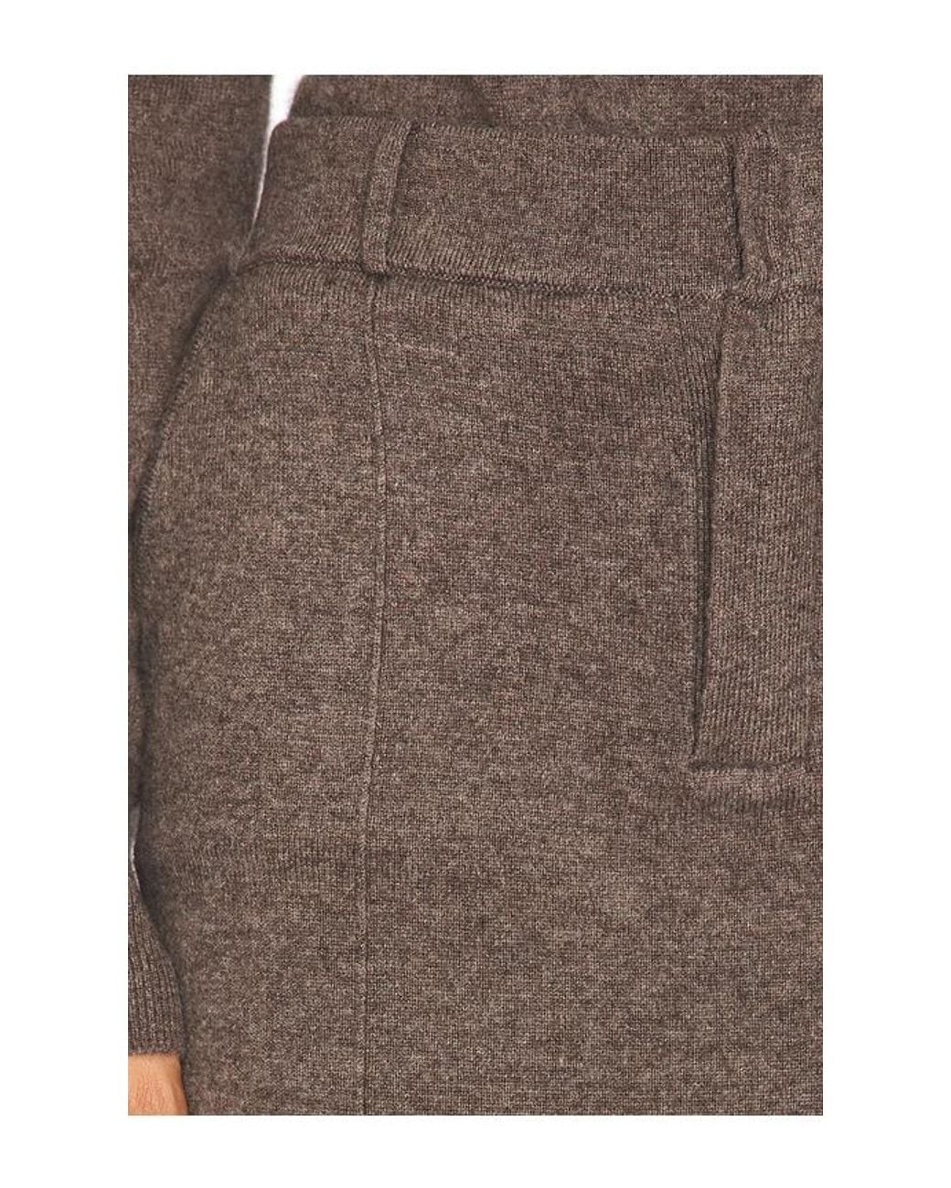 NAADAM Gray Cashmino Tailored Skirt