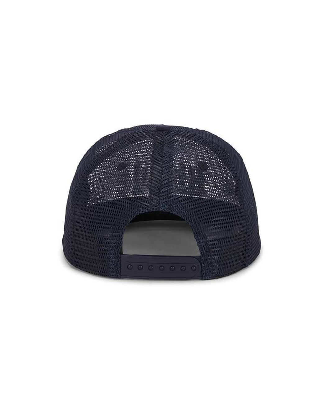 Rhude Blue Logo Mesh Hat for men