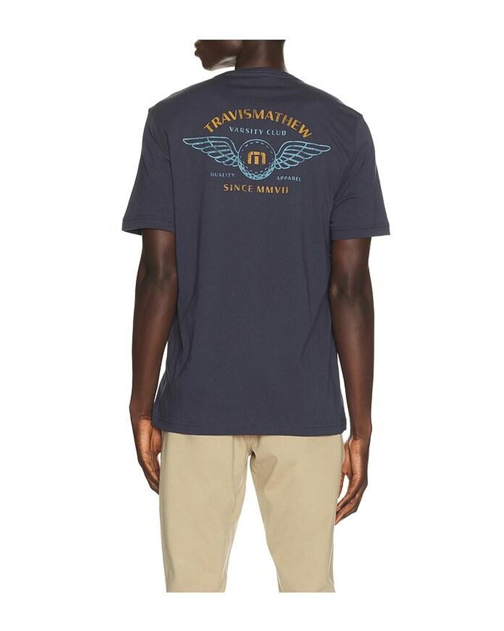 Travis Mathew Blue Rally Ready Tee for men
