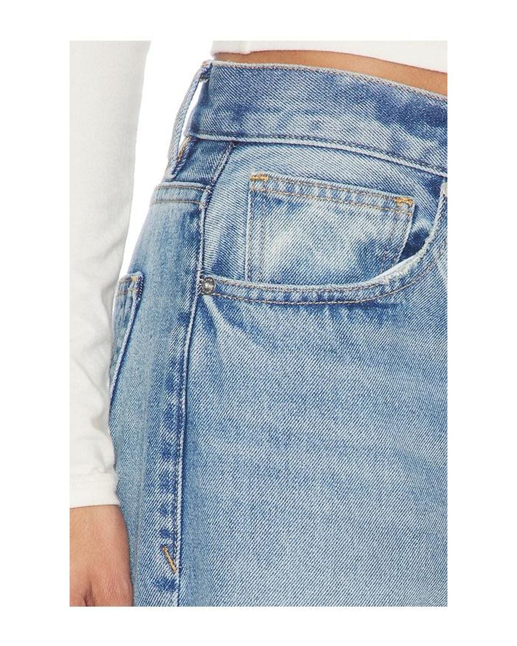 GOOD AMERICAN Blue Vintage Low Slung Baggy Jean