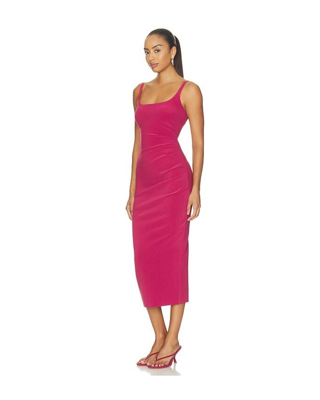 Bec & Bridge Red Karina Split Maxi Dress