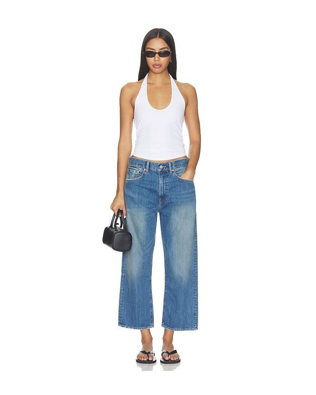 Denimist Blue Haisley Slouch Boyfriend Jean