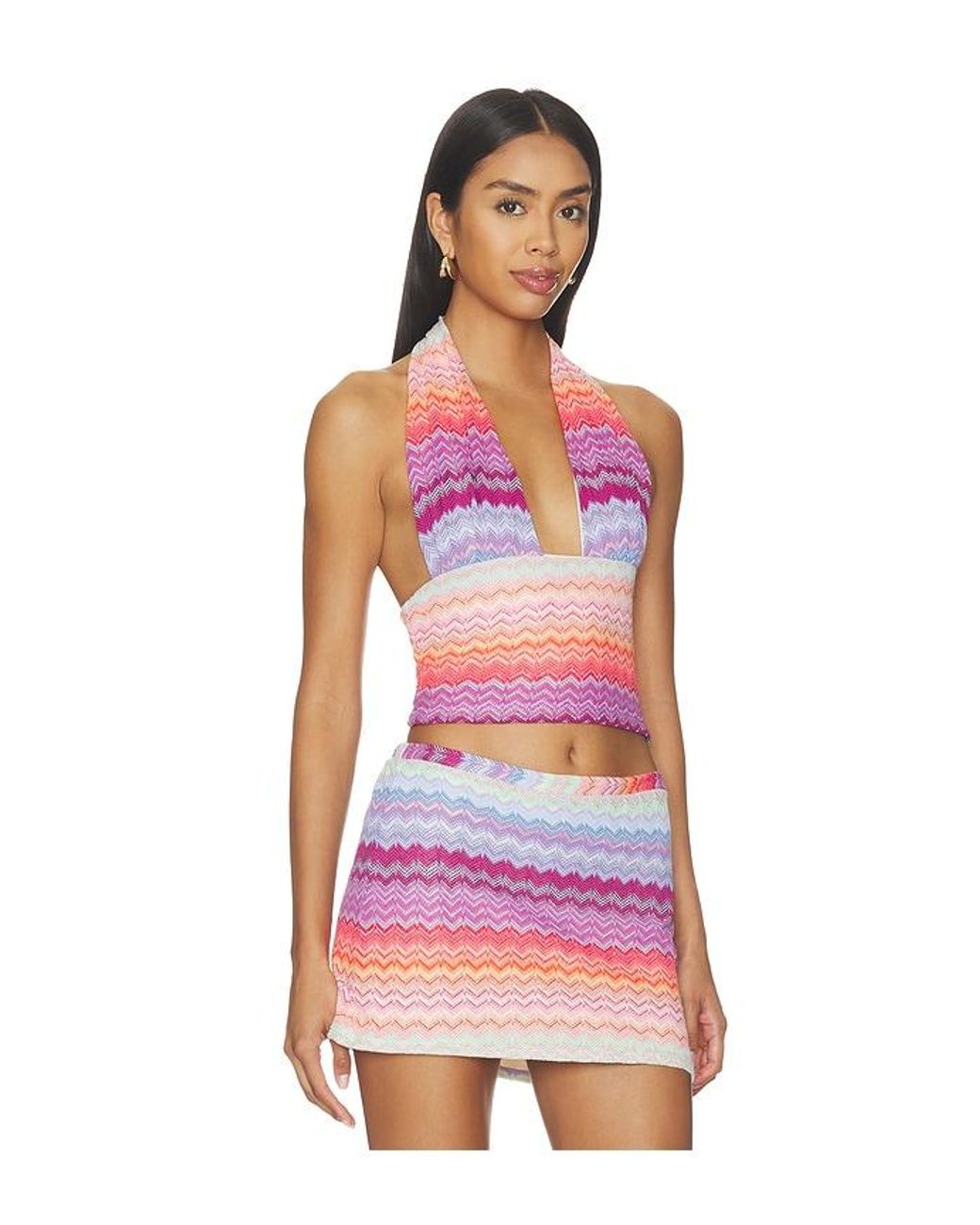PQ Swim Red Sienna Top