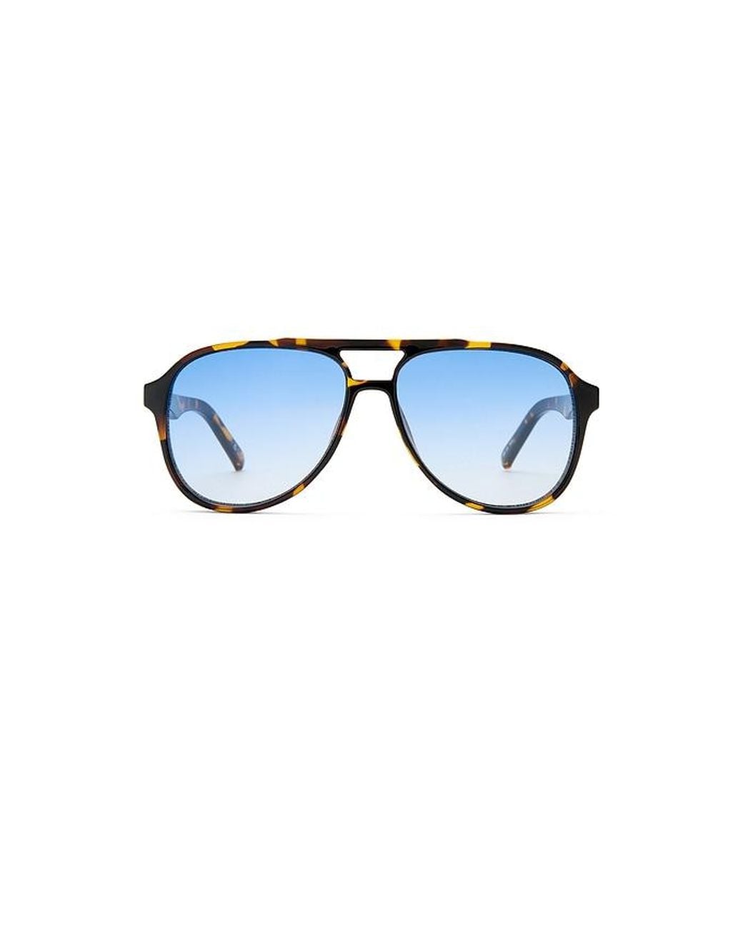 Le Specs Blue Tragic Magic Sunglasses