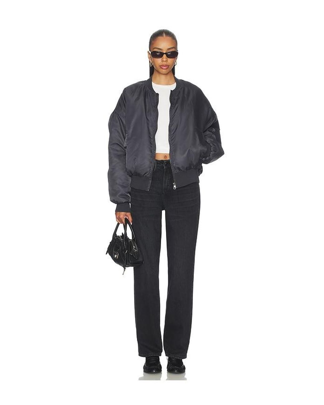 GOOD AMERICAN Black Good Petite 90S Relaxed Jeans