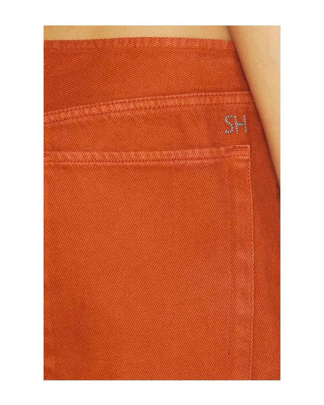 Still Here Orange Sport Straight Leg