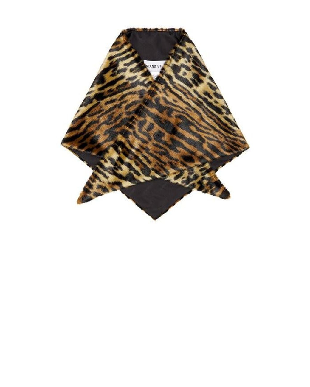 Stand Studio Black Cassi Scarf
