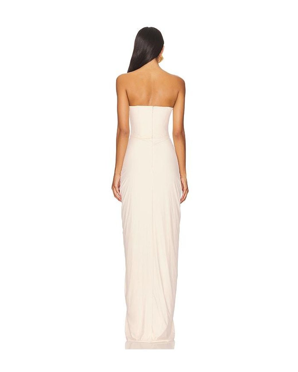 Deme by Gabriella White Pearl Gown