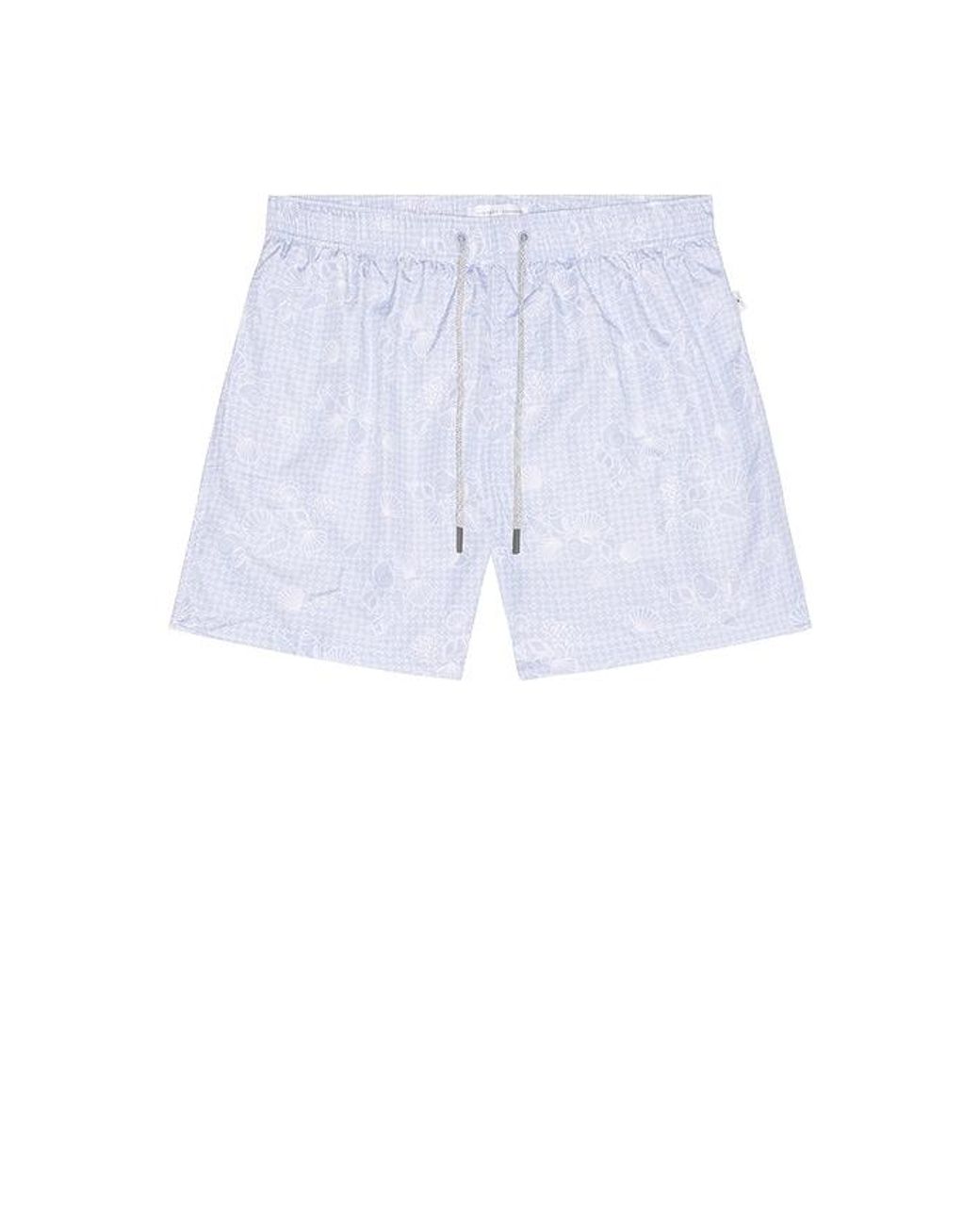 Vintage Summer Blue Ponji Swim Volleys for men