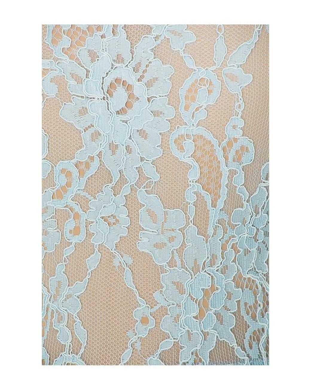 Bronx and Banco Blue Electra Lace Gown