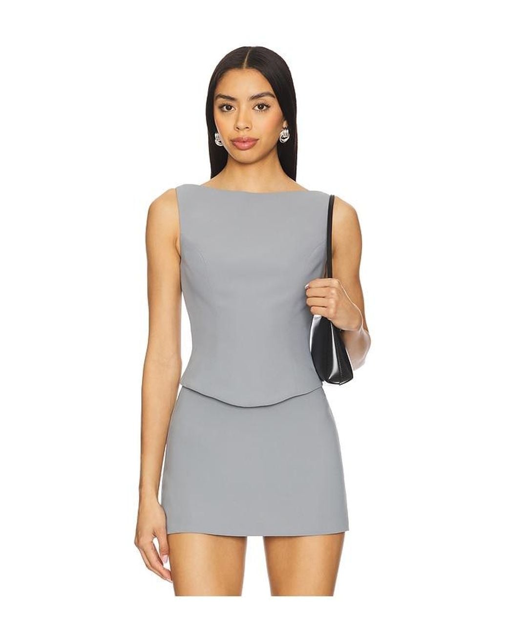 Amanda Uprichard Blue X Revolve Ines Top