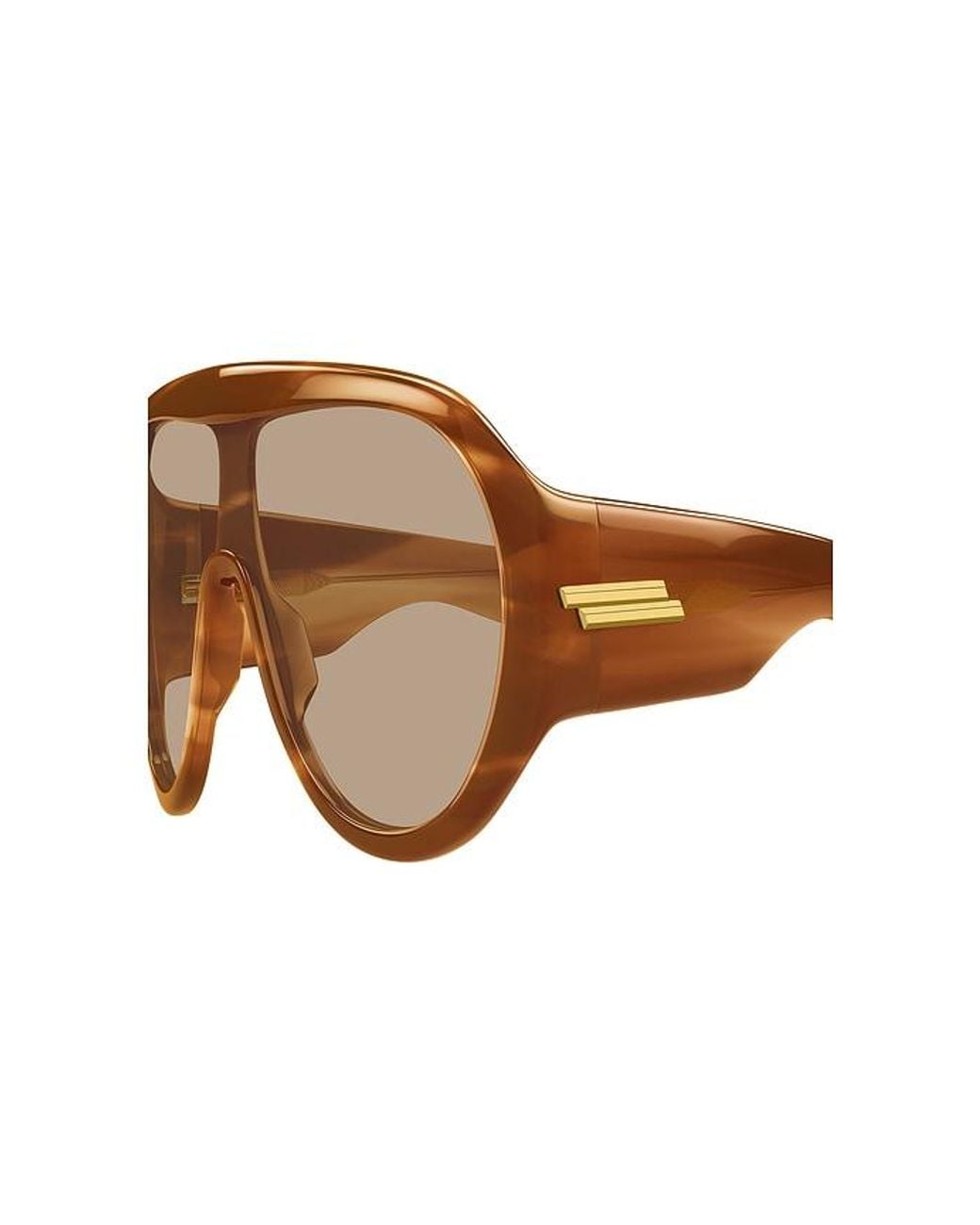 Bottega Veneta Multicolor Shield Sunglasses
