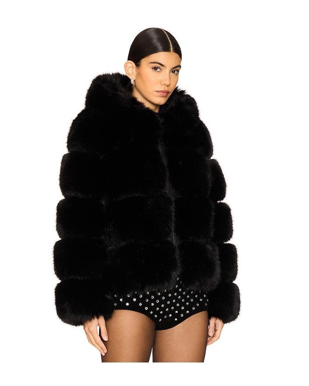 Adrienne Landau Black The Landau Hoodie