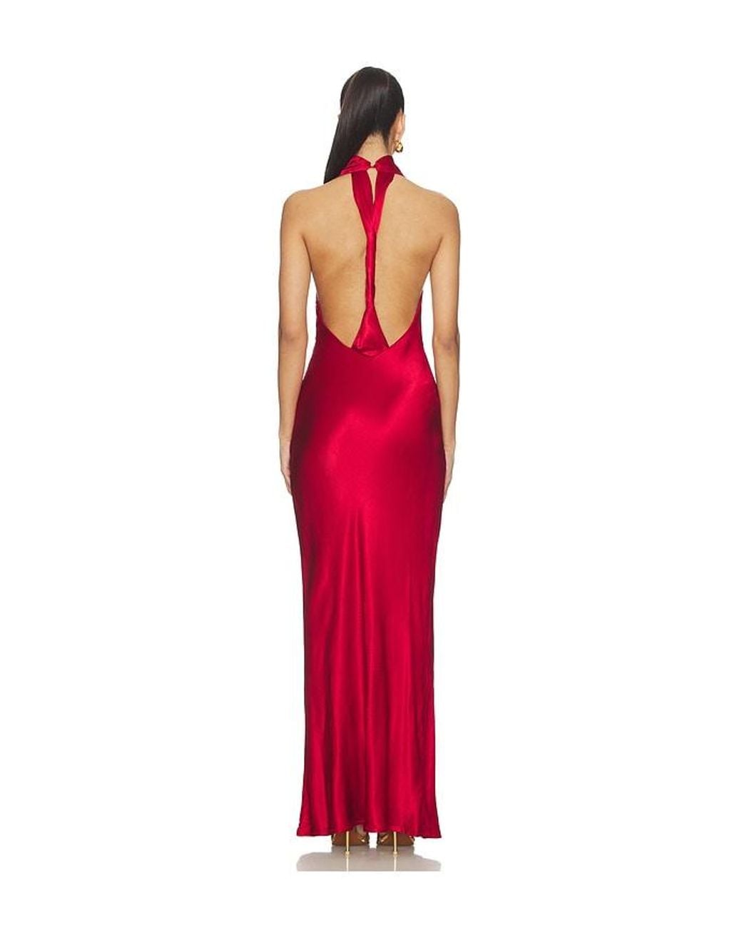 SNDY'S Red Nara Maxi Dress