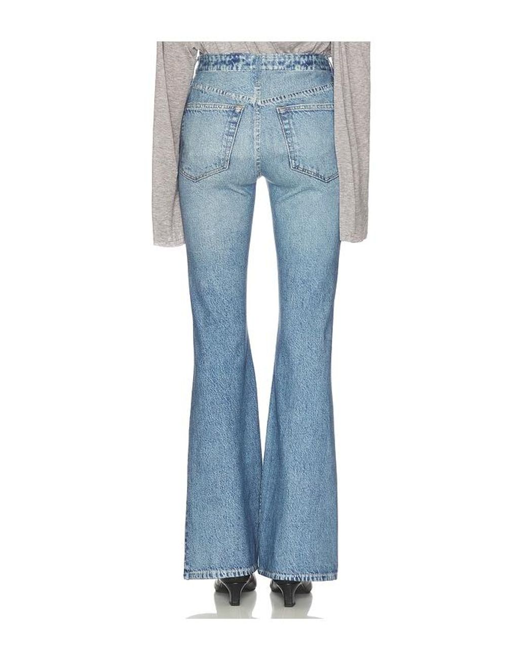 Rag & Bone Blue Rb Miramar Ponte Dahlia Full Length Jeans