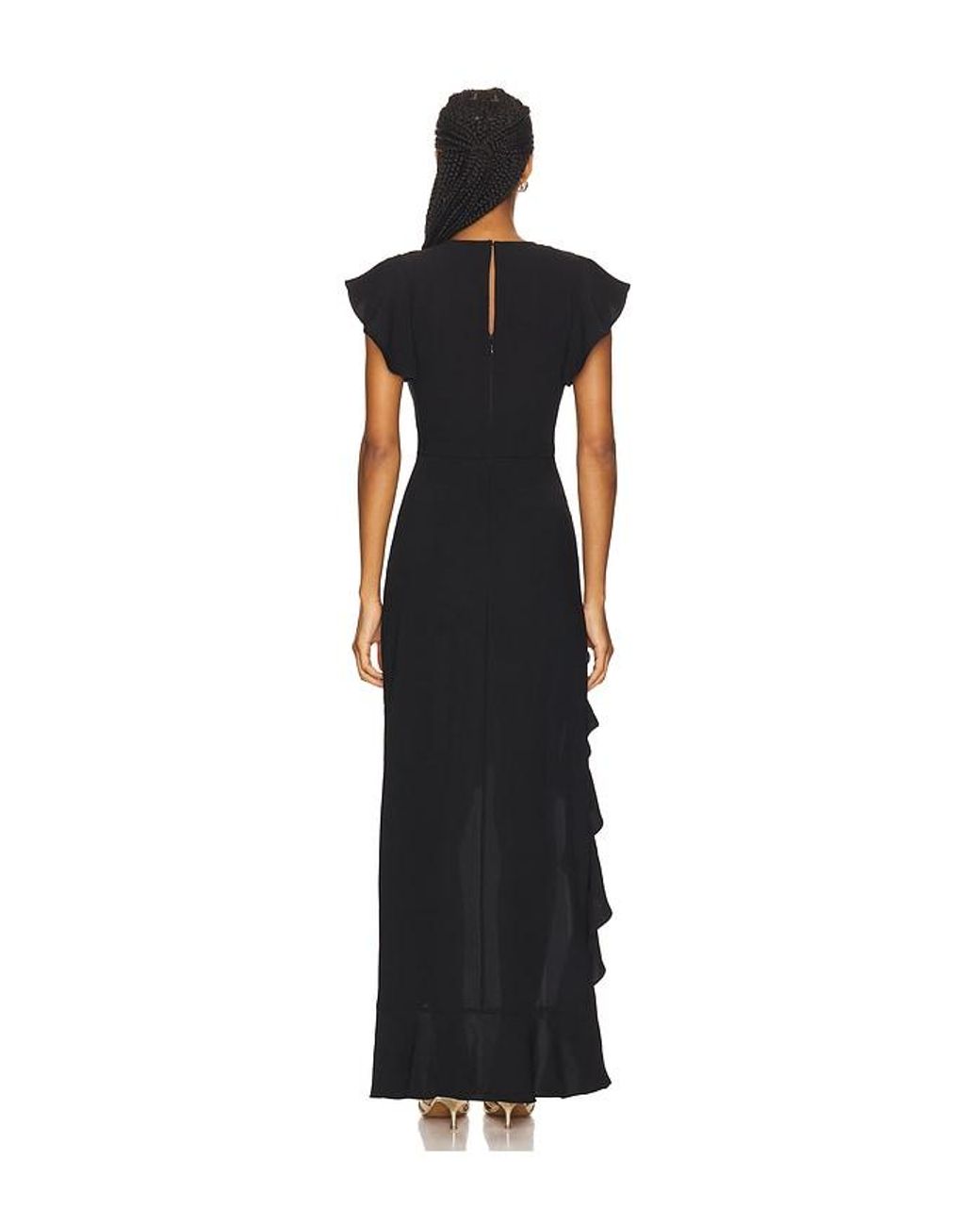 Amanda Uprichard Black Anarosa Dress