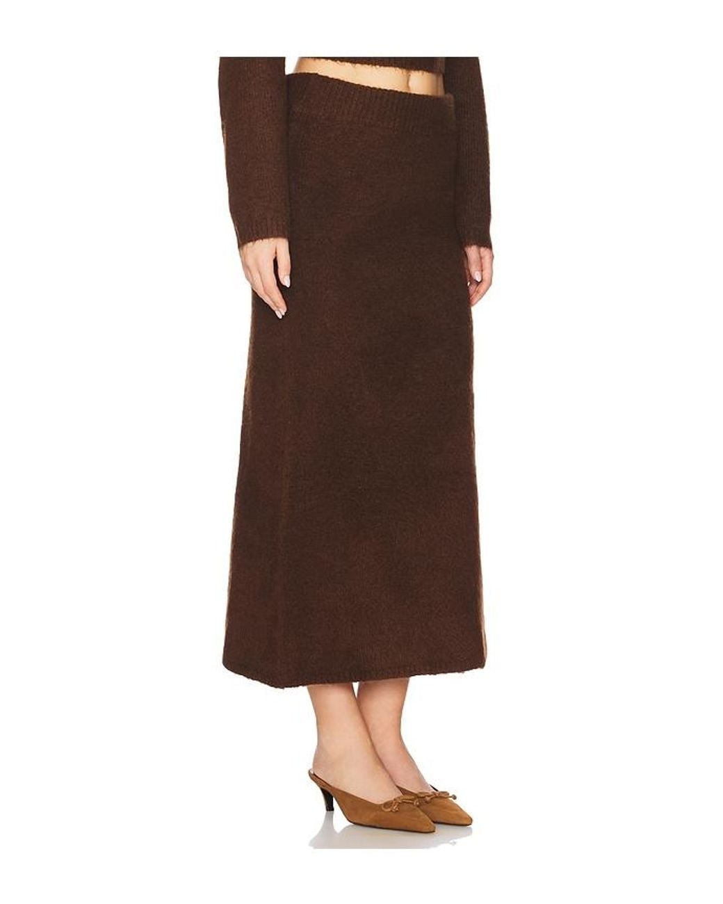 Astr Brown Sinsa Skirt