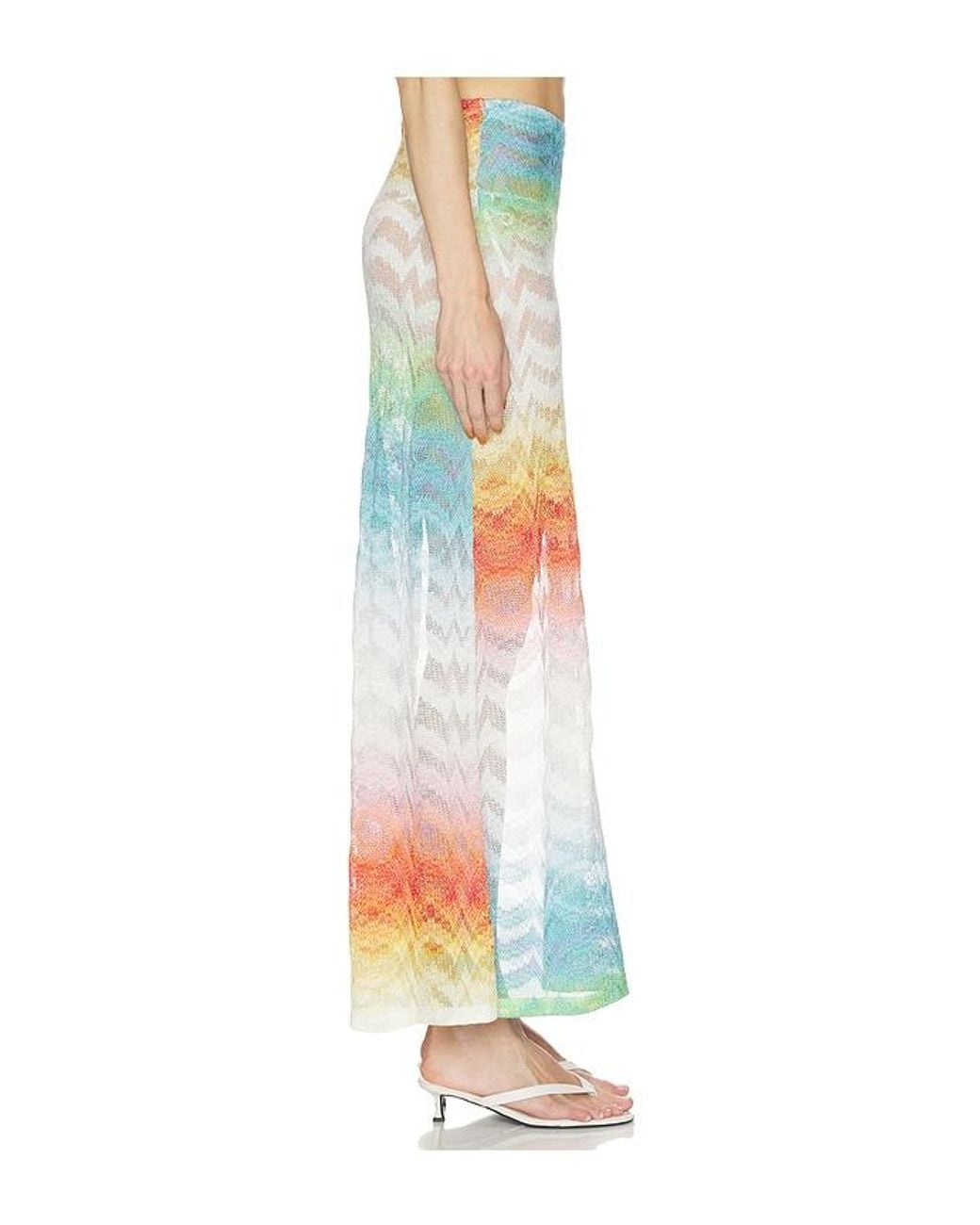 Missoni White Long Skirt