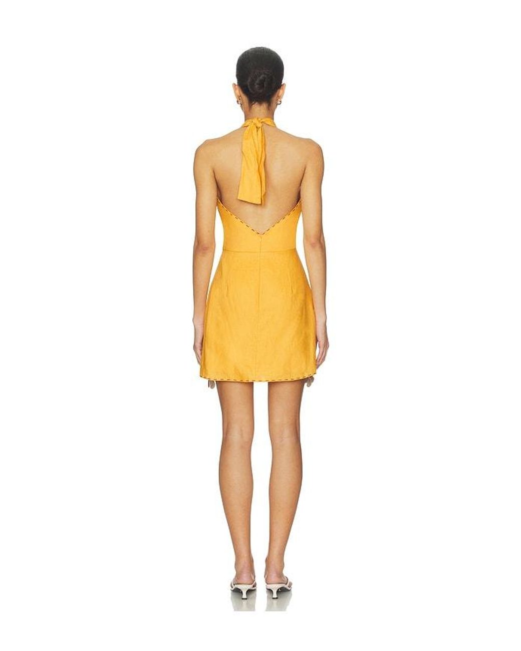 Cala De La Cruz Yellow Veneta Dress