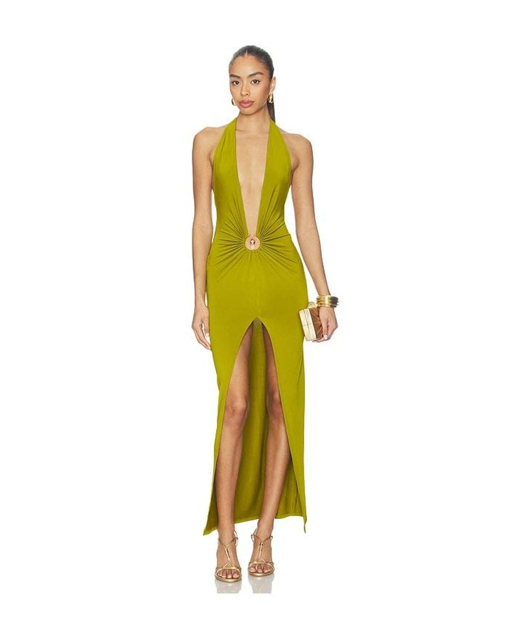 superdown Yellow Cambri Maxi Dress
