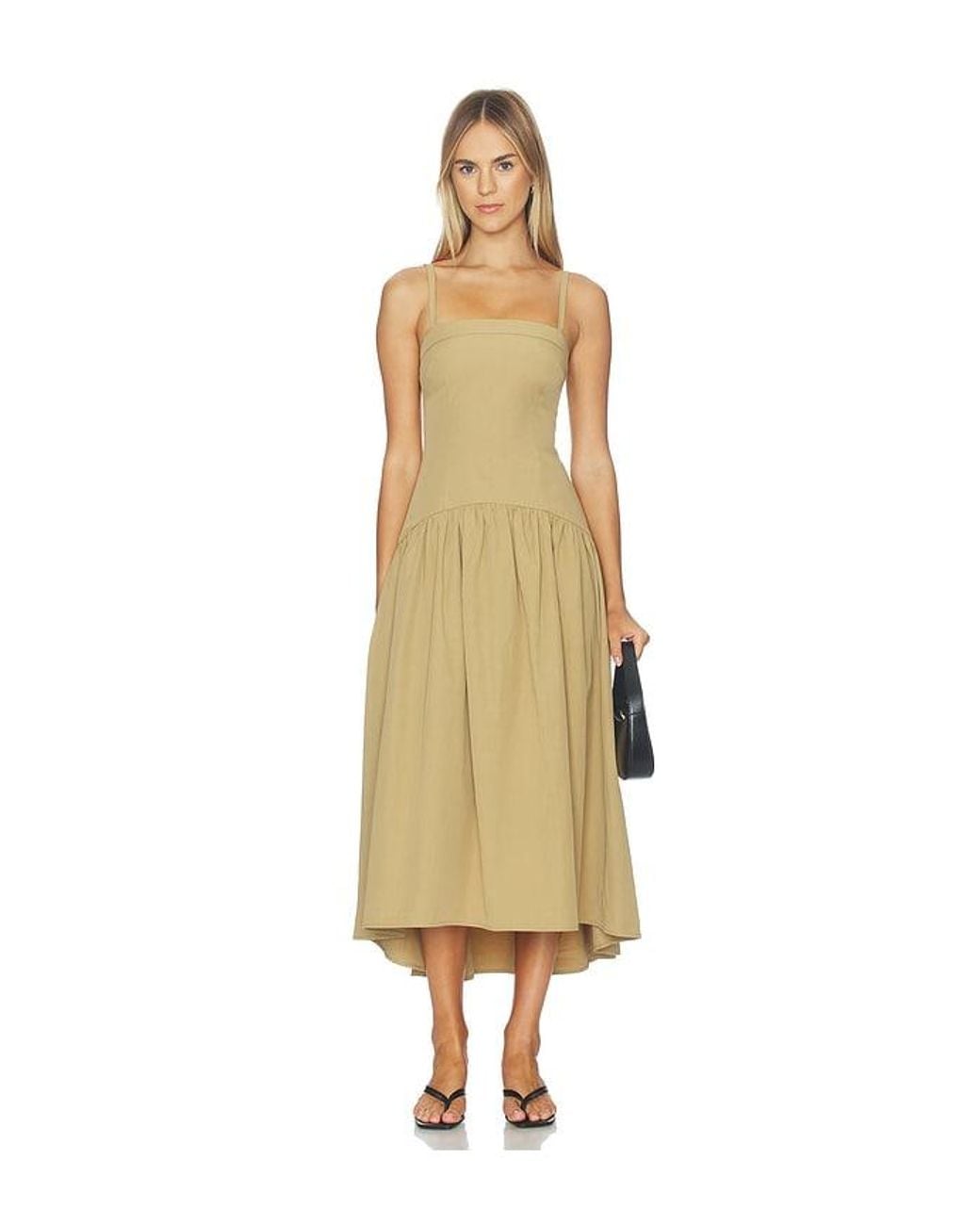 ALL THE WAYS Brown Callista Midi Dress