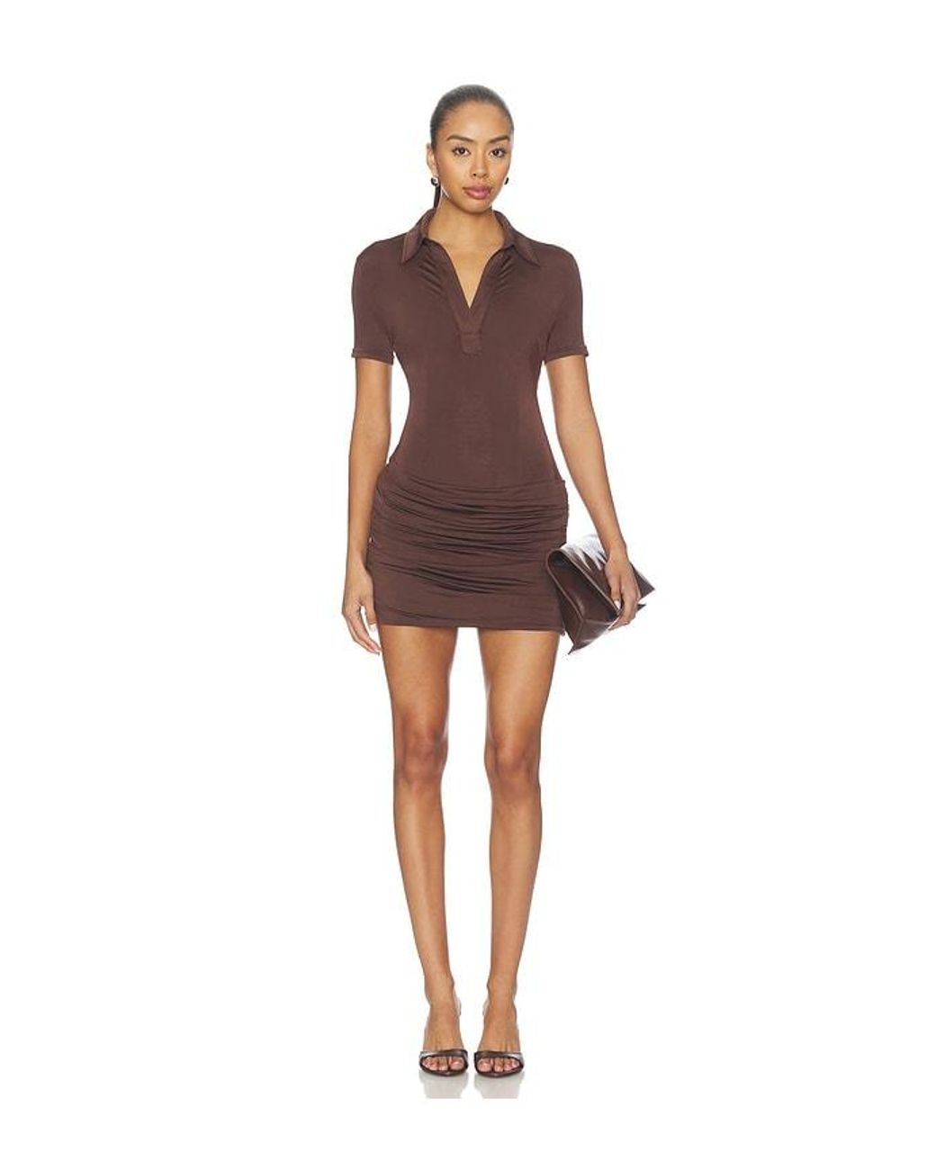 Amanda Uprichard Brown Kat Dress