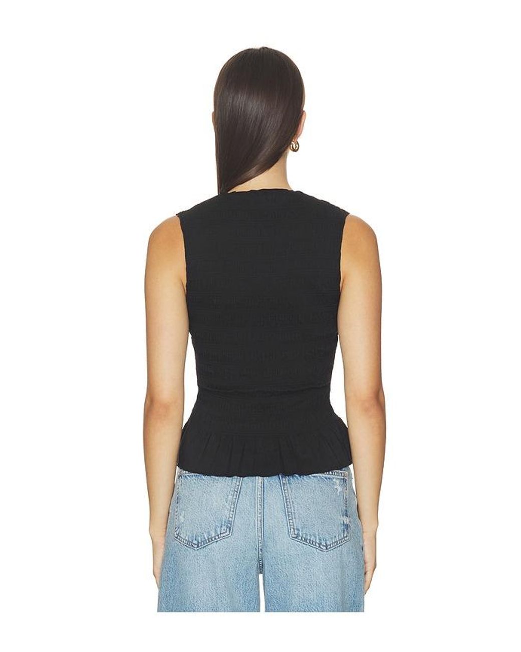 Pistola Black Phoebe Smocked Tank