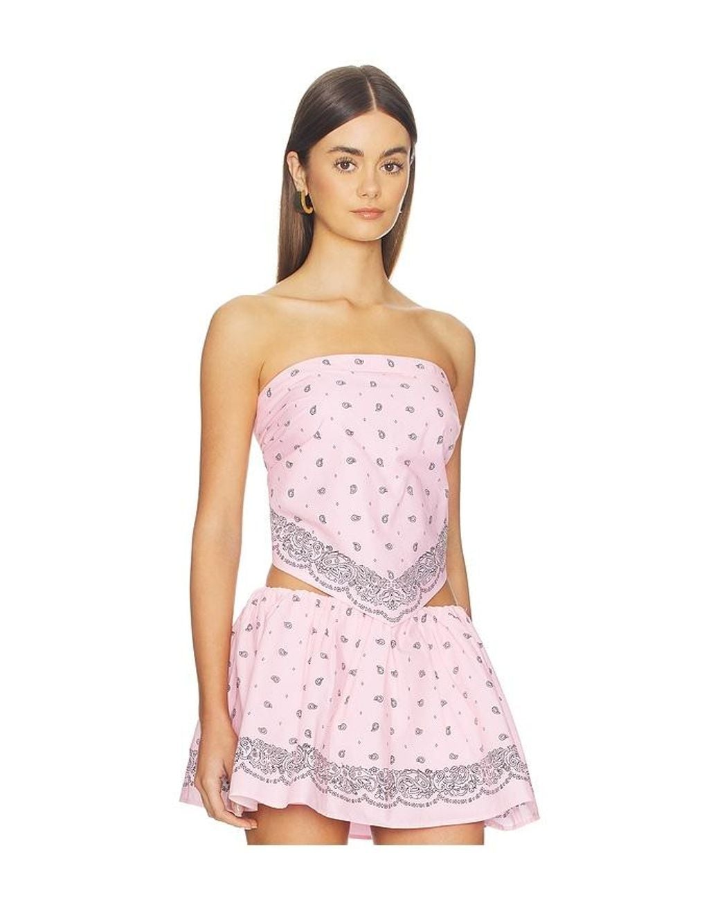 Lovers + Friends Pink Amelia Top
