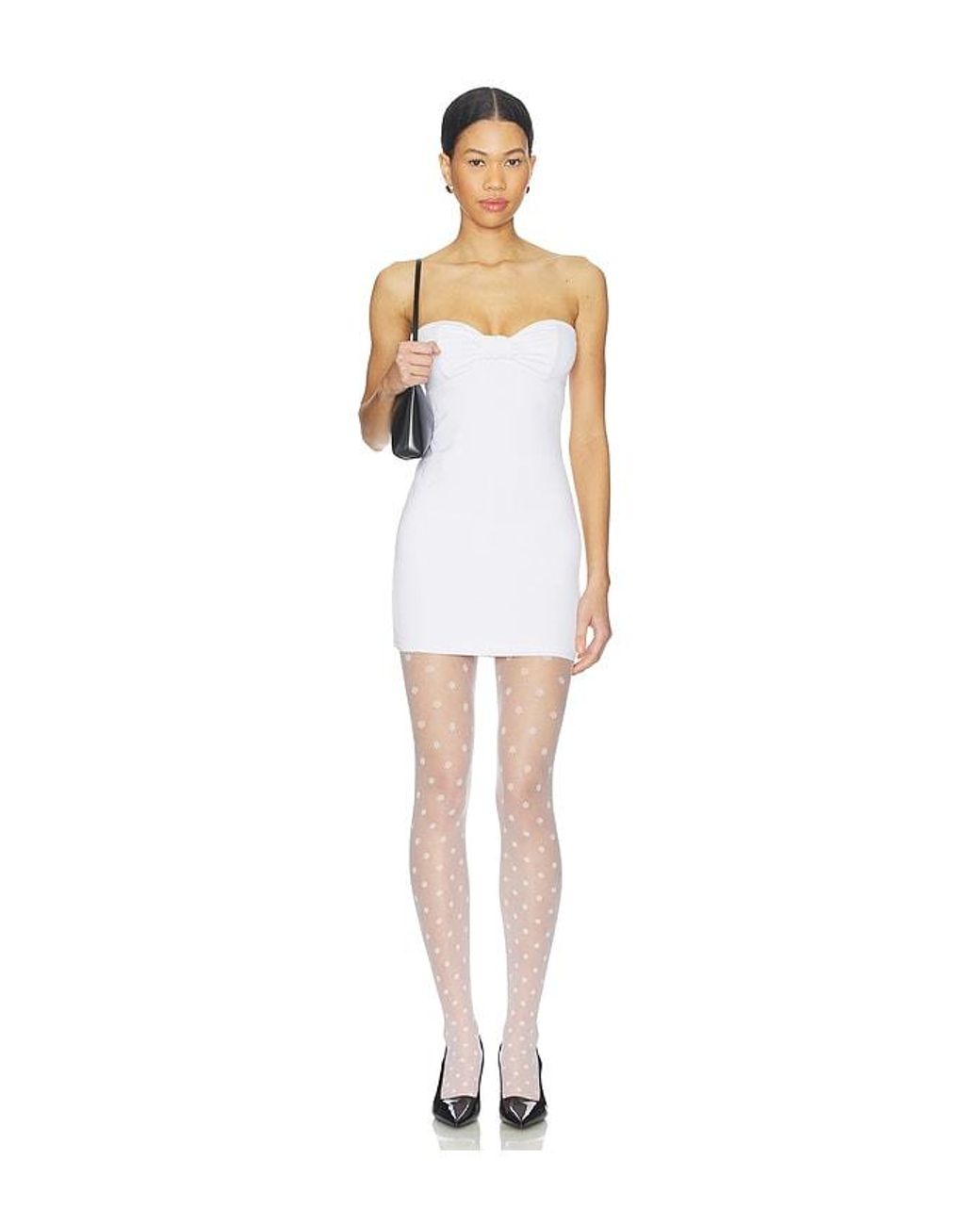 Wolford White Daisy Tights