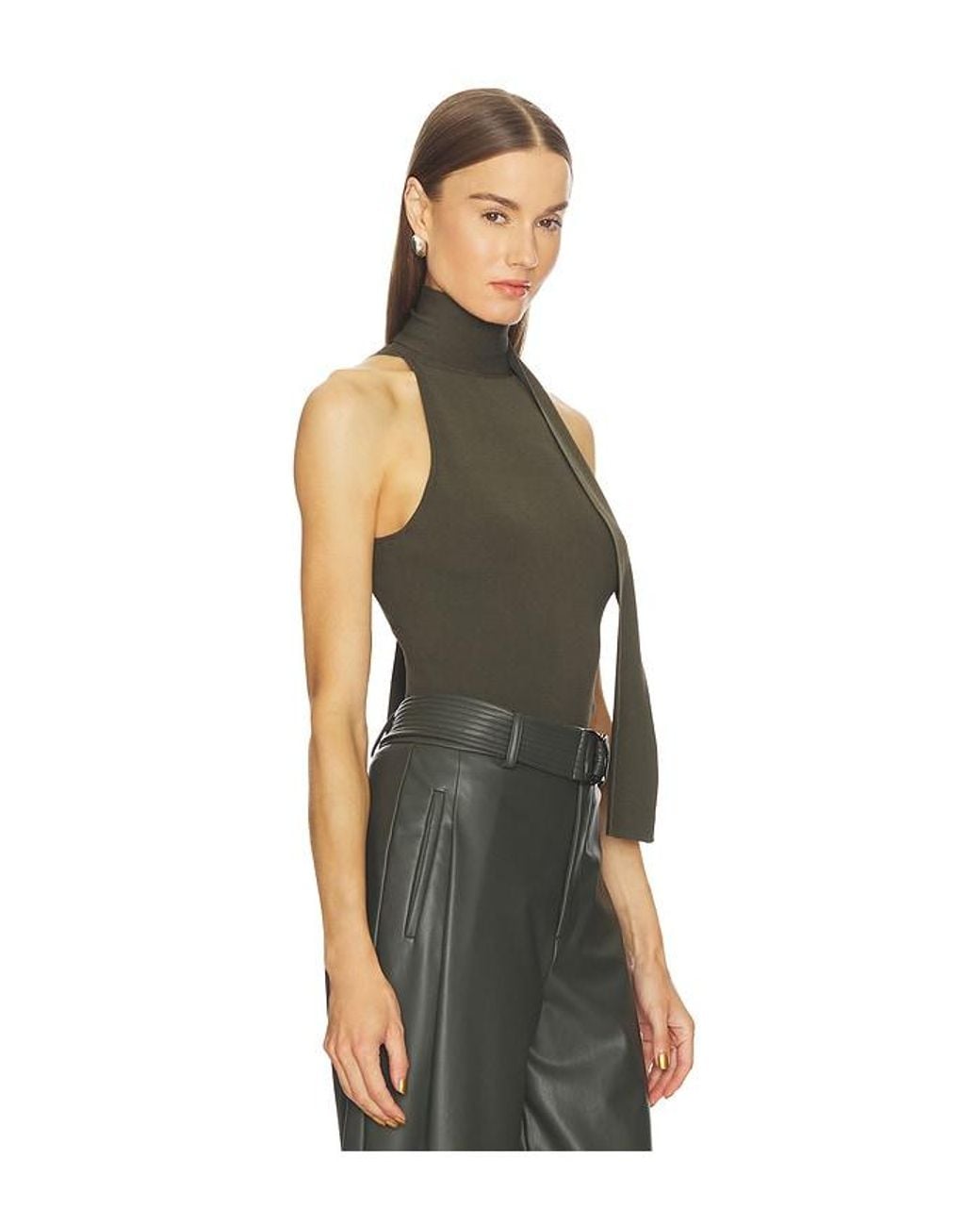 LAPOINTE Multicolor Viscose Halter Top