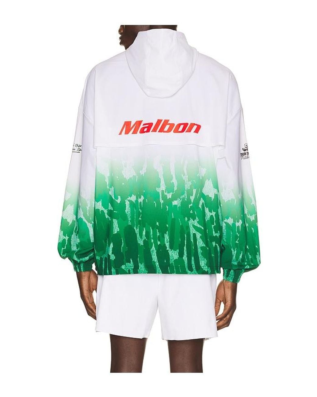 Malbon Green X Golf & Bass Club Sponsors Pullover Hoodie for men
