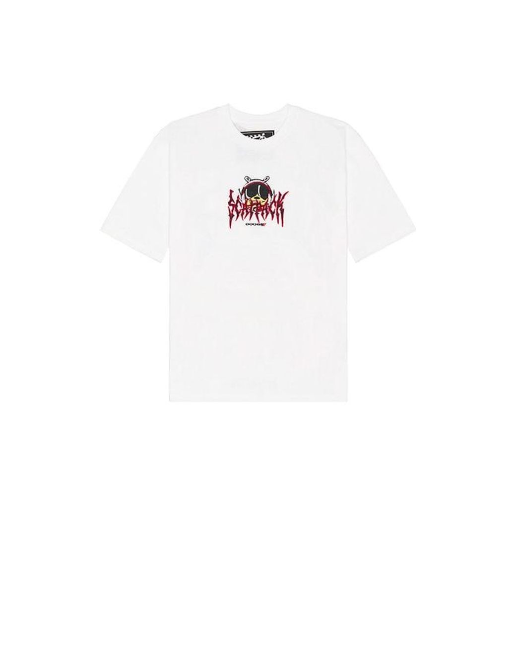 Reason White Dodge Scatpack Tee for men