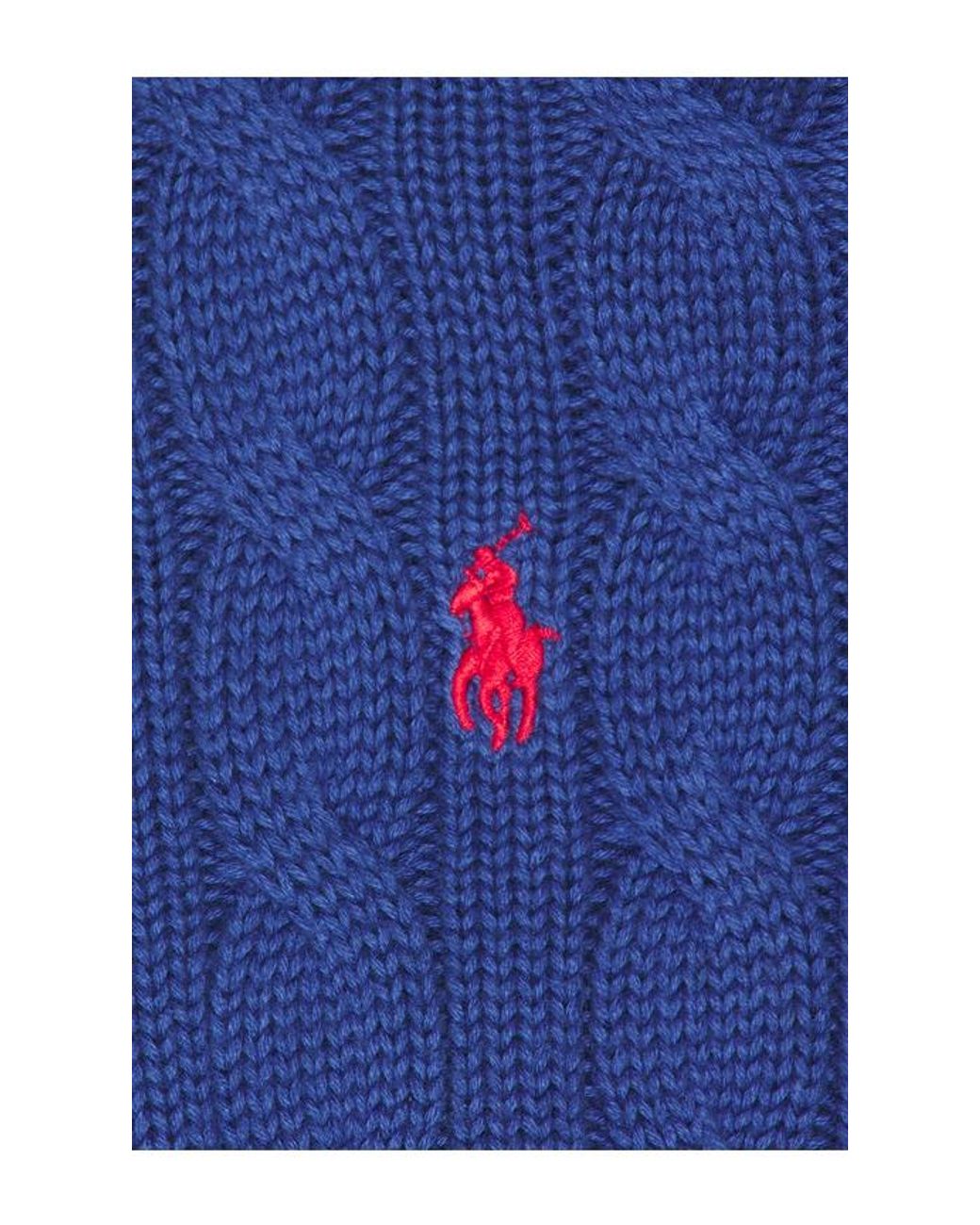 Polo Ralph Lauren Blue Cotton Long Sleeve Pullover