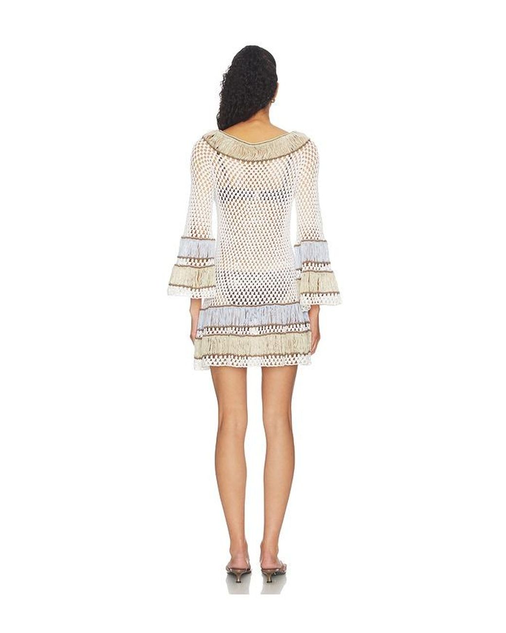 MY BEACHY SIDE White Olea Hand Crocheted Dress