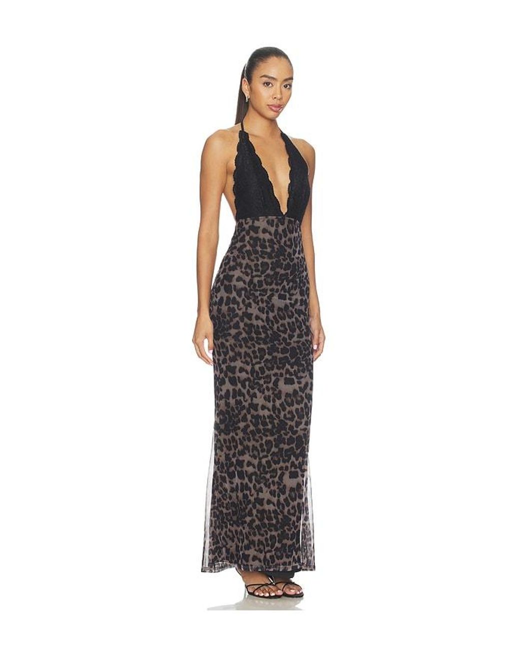 MORE TO COME Black Camryn Maxi Dress