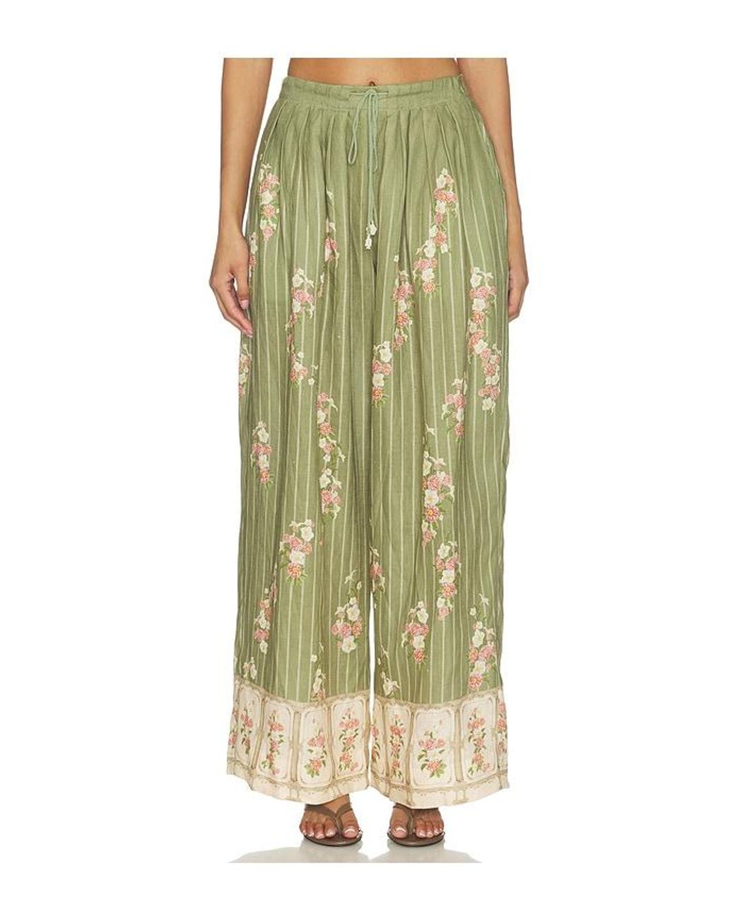 Agua Bendita Green Cocada Trouser