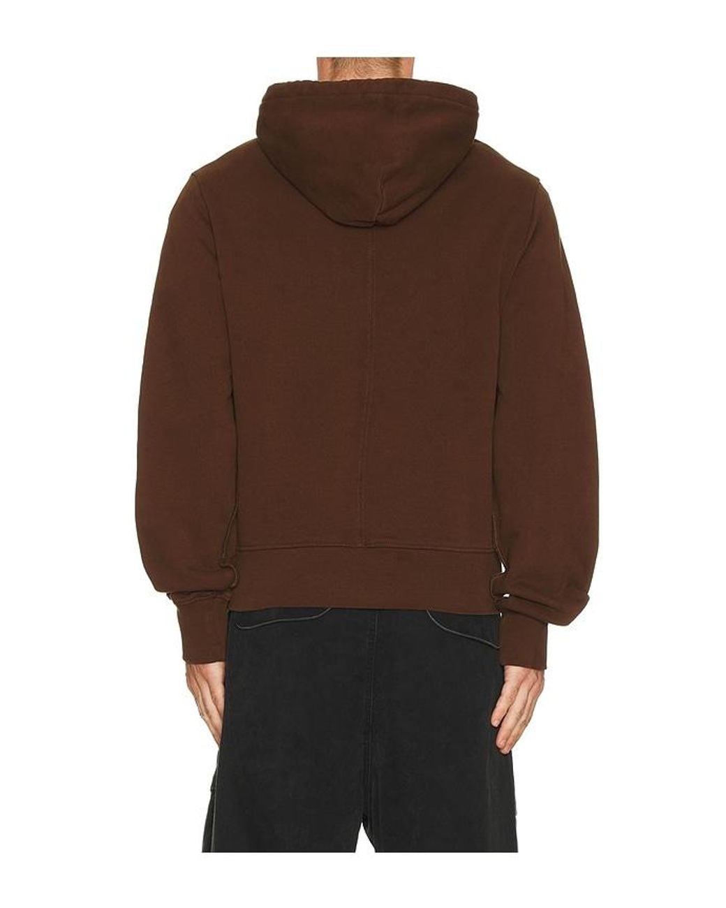 Entire studios Brown Standard Hoodie for men