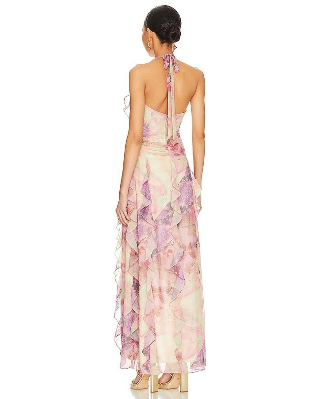 Nbd Pink Divya Maxi Dress