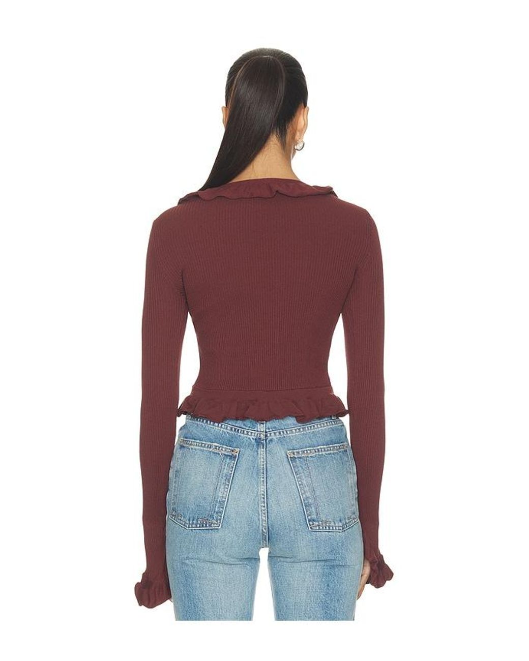 MORE TO COME Blue Renee Cardigan Top