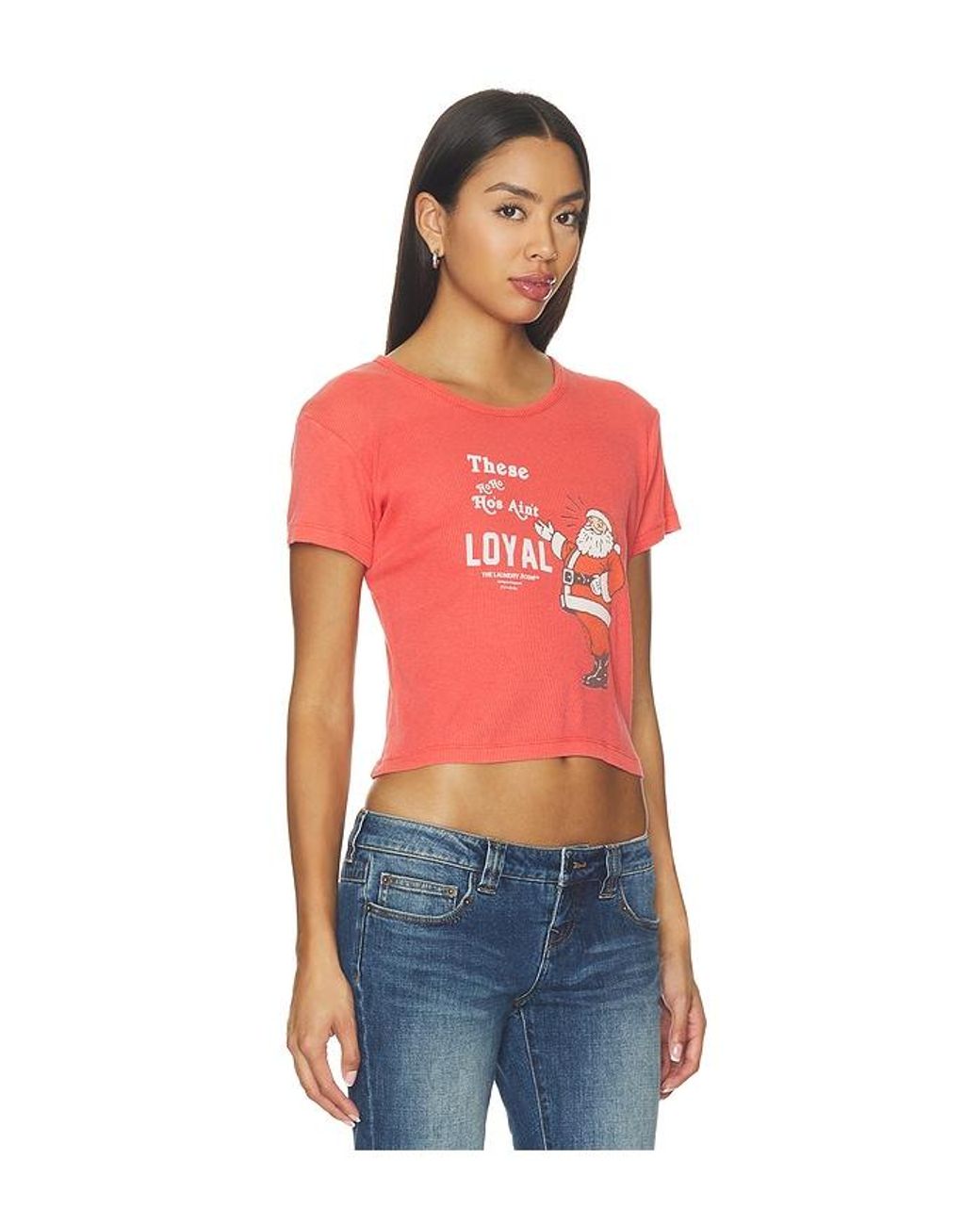 The Laundry Room Red Ain'T Loyal Baby Tee