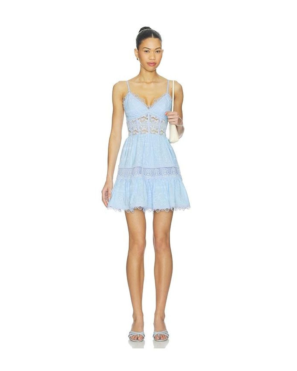 Waimari Blue Amarelle Mini Dress