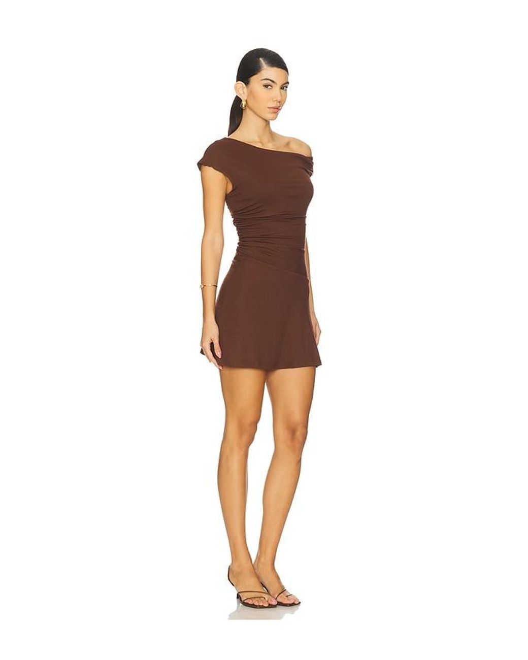 Runaway the Label Brown Talli Mini Dress