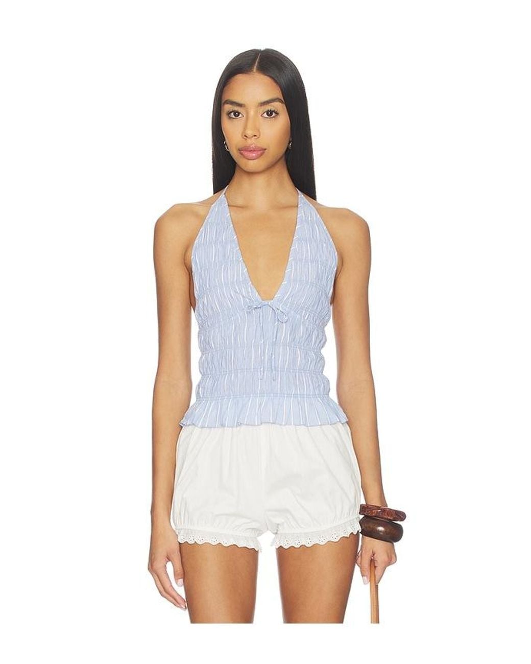 Nia White Chandler Top