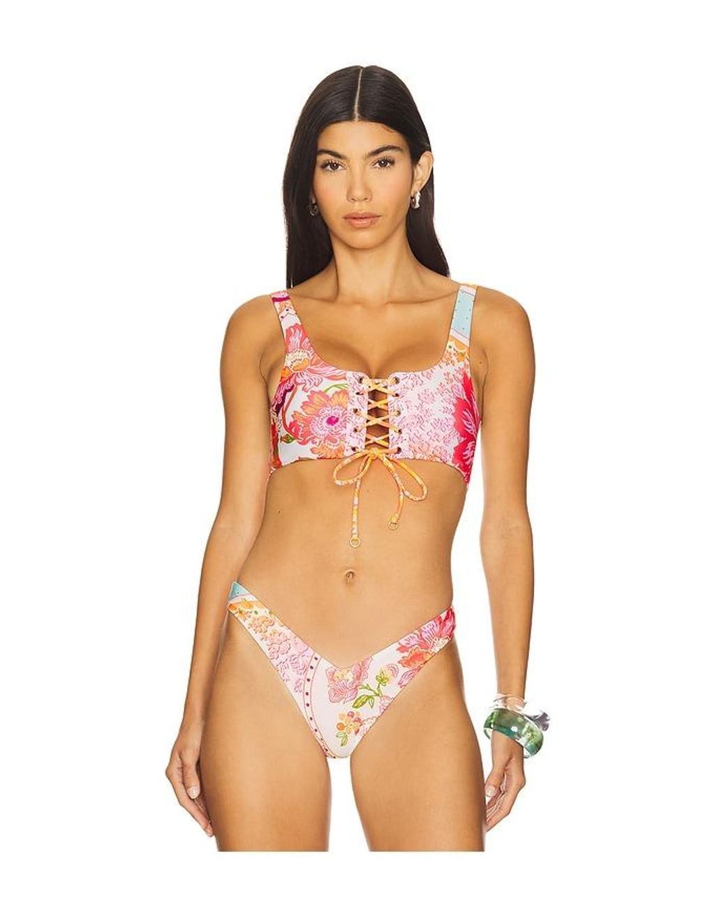 Maaji Orange Dazzle Bikini Top