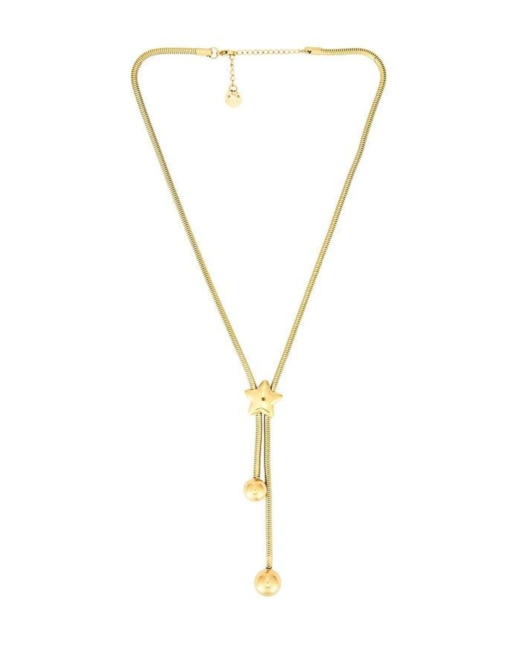 BRACHA Metallic Maven Star Bolo Necklace