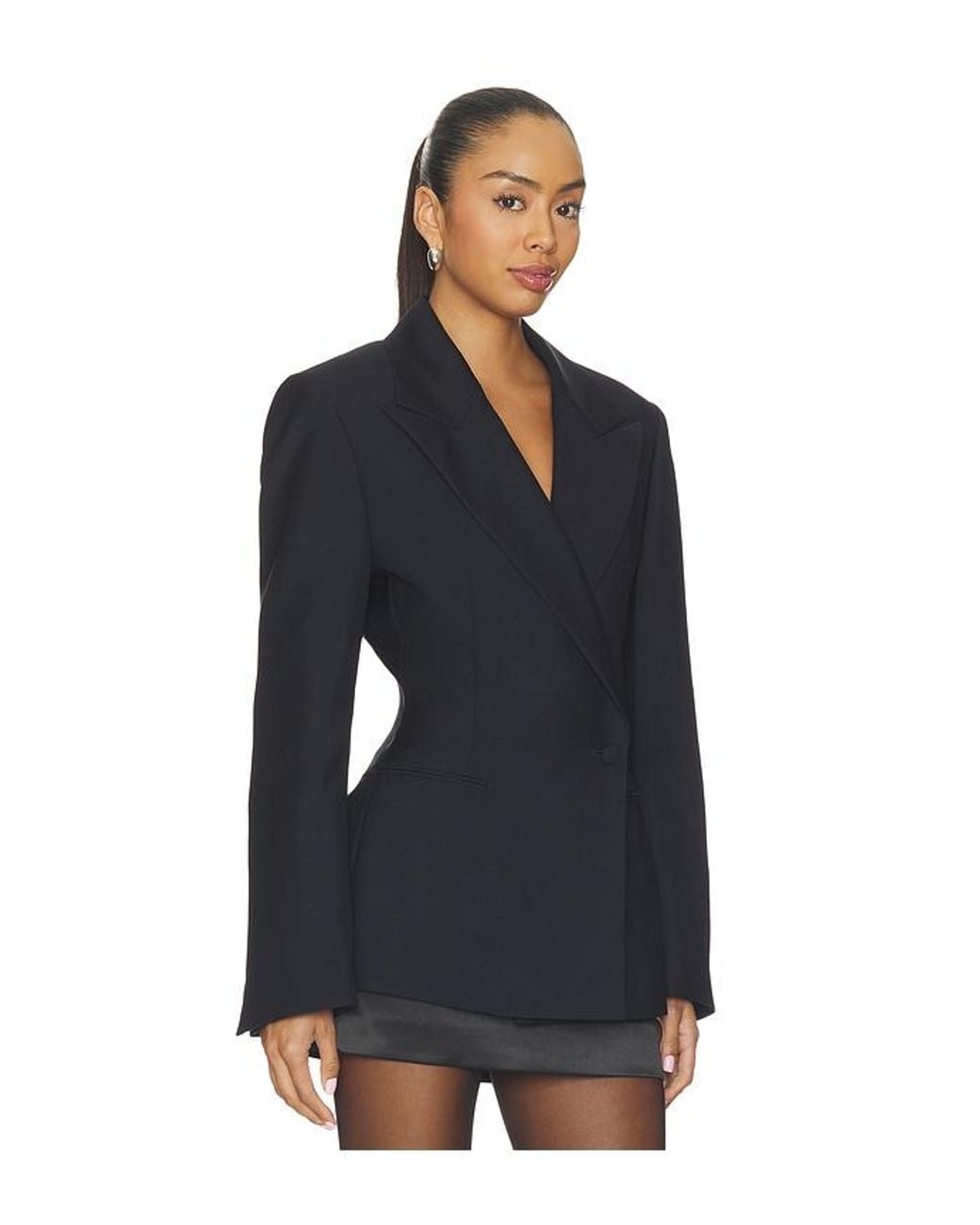 Rohe Black Hourglass Shaped Blazer