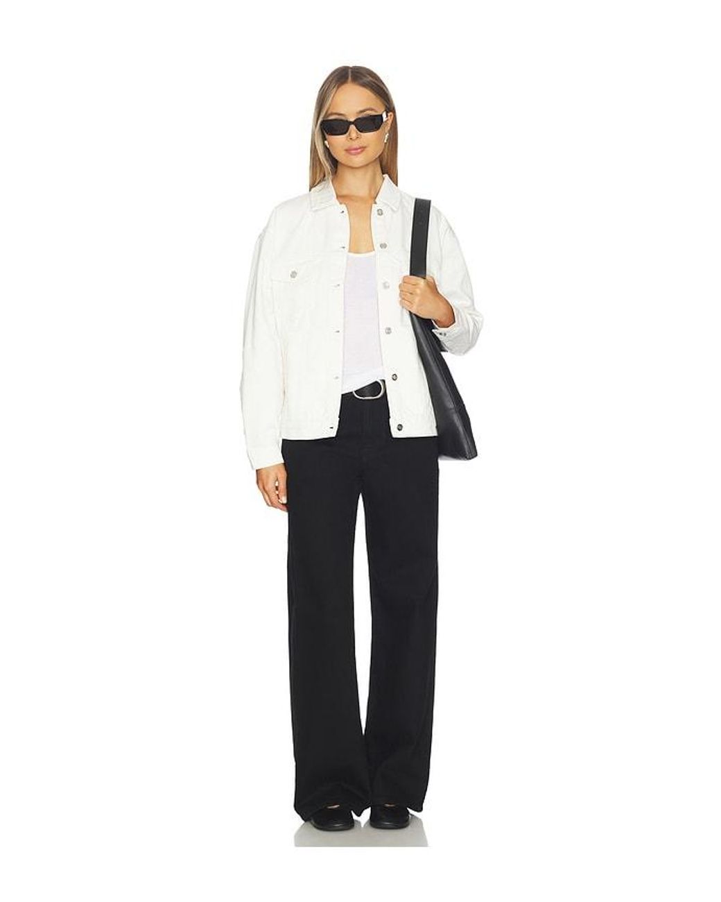 Anine Bing White Rory Jacket